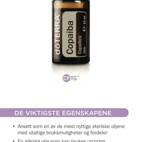 Doterra Copaiba.