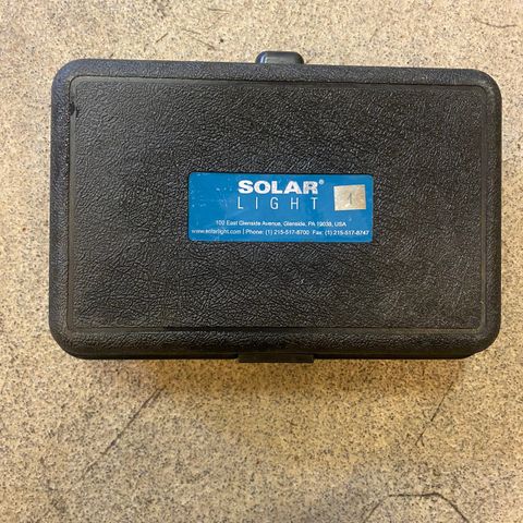 Solar Light Model 3D UV meter