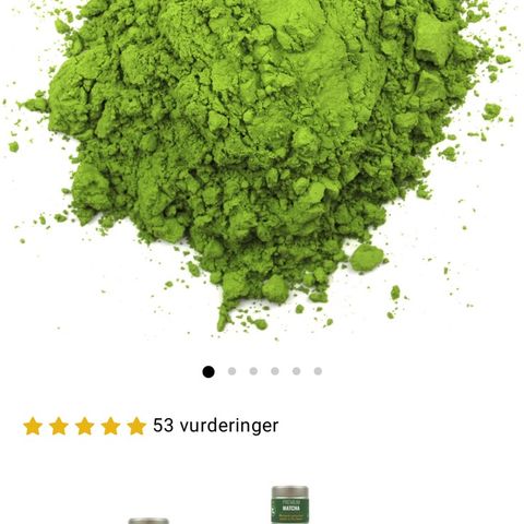 Selger to bokser nylig kjøpt matcha te