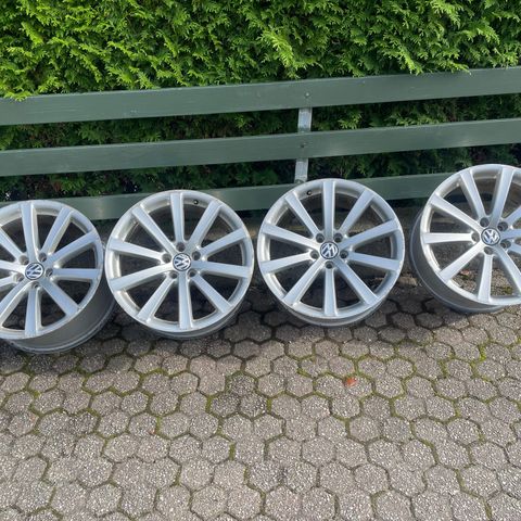 4  stk 19" originale felger til VW Tiguan R-Line og andre VW biler