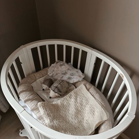 Stokke Sleepi seng hvit