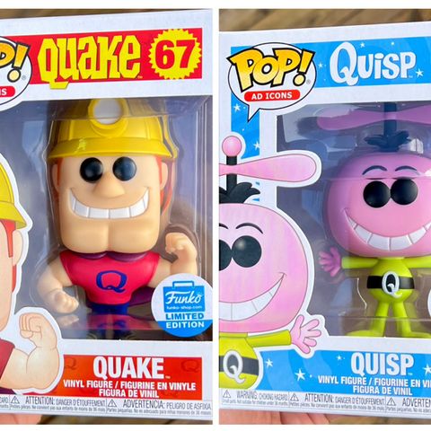 Funko Pop! Ad Icons: Quake & Quisp | Quaker Oats (67+68) Excl. to Funko Shop