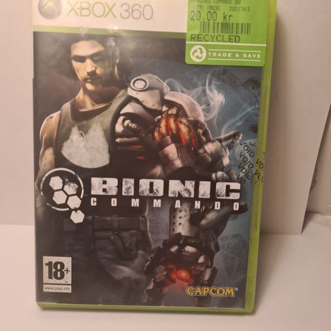 Bionic Commando - Xbox 360 - Komplett med Manual