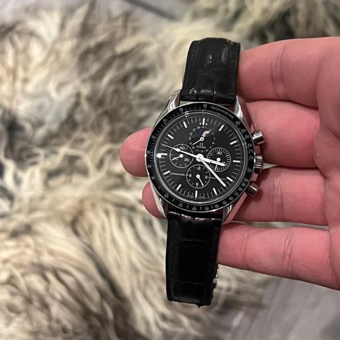 Meget pen og sjelden Omega Speedmaster Moonphase