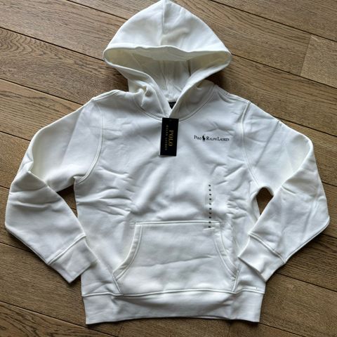 Nypris 1299,- Ubrukt Polo Ralph Lauren Fleece hoodie str M (10- 12 år)