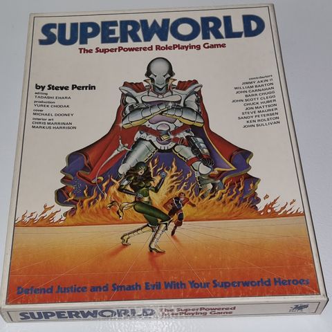 Superworld RPG rollespill (Chaosium)