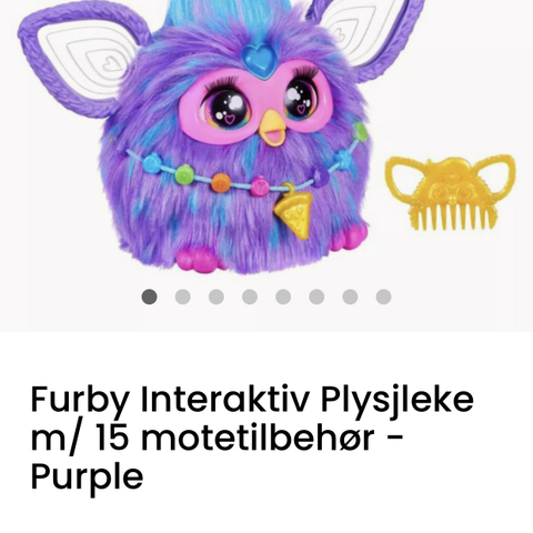 Pent brukt lilla furby ønskes kjøpt