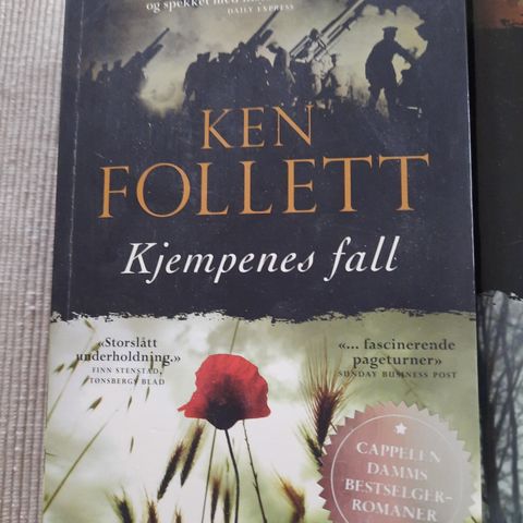 Ken Follett bøker selges