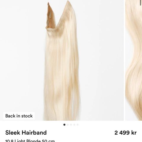 Sleek Hairband fra rapunzel of Sweden. Nypris: 2.499,-