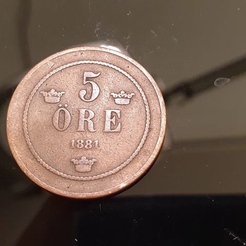 Sverige 5 Öre 1881