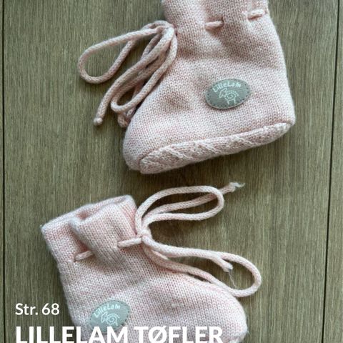 Lillelam tøfler i str. 68