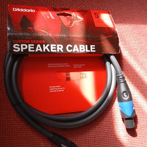 D'addario custom series speaker cable / høyttalerkabel