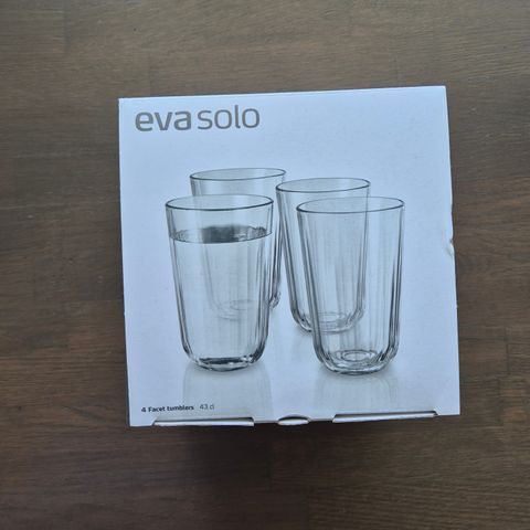 NYE Eva Solo Facet drikkeglass, 4 stk