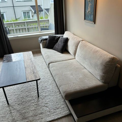 RAUN Sofa 3.5 seter + sjeselong/daybed NY PRIS