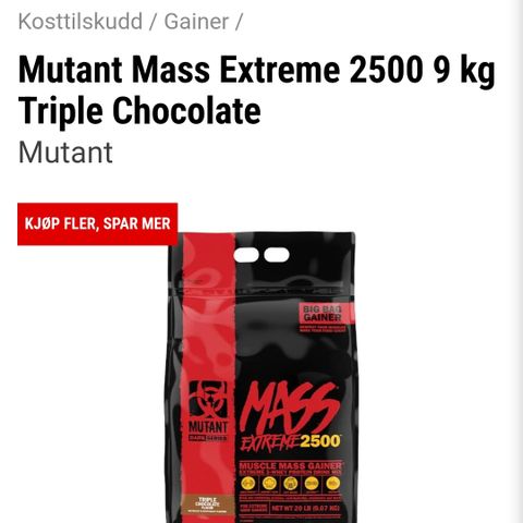 Mutant Mass 9 kg