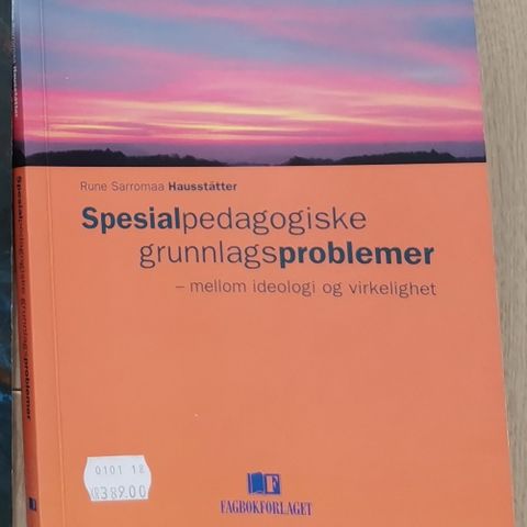 Spesialpedagogiske grunnlagsproblemer -Rune Sarromaa Hausstätter