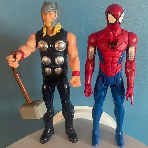 Marvel Thor og Spiderman