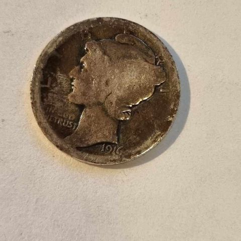 Mercury dime 1916 USA