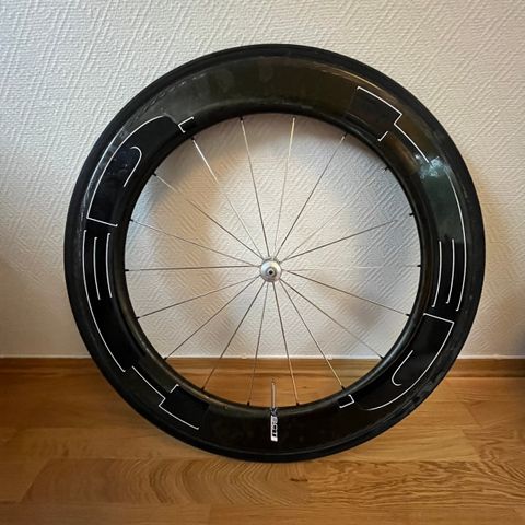 HED 80mm karbon fremhjul (tubular)