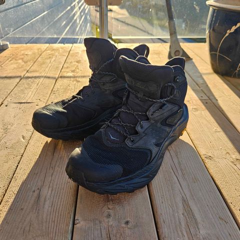 Hoka Anacapa 2 Mid GTX Fjellsko (svart) - 46 2/3 - Pent brukt