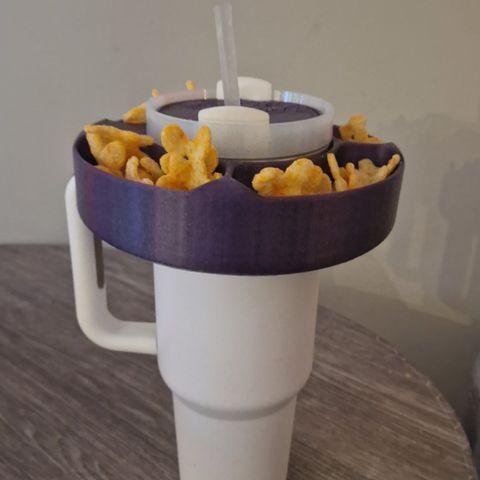 Snacks skål til tumbler/termokopp/stanley