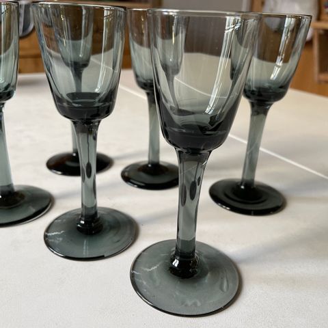 6 x Hadeland «Kollen» Drammeglass