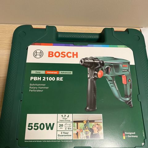 Bosch borhammer helt nye