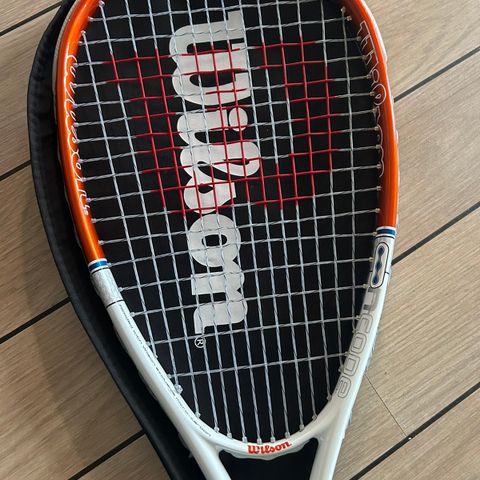 Squashracket og sko