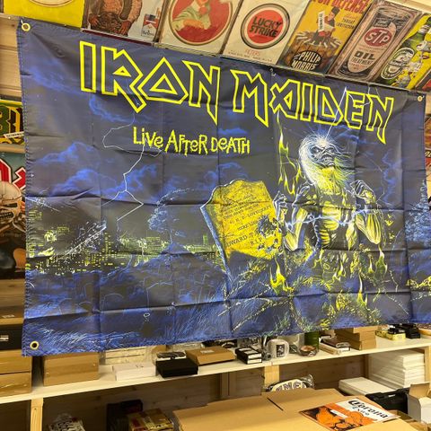 Iron Maiden: Live After Death Dekor Flagg For Innvendig Bruk 90 X 150 cm