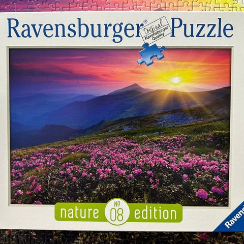 Ravensburger puslespill 1000 brikker «Early Morning Mountains»