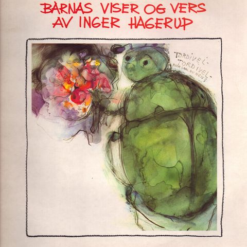 Barnas Viser Og Vers Av Inger Hagerup - Pen Vinyl-LP 1980