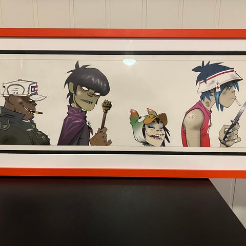 Et Kunst & Produkt av K- Rock Design - Gorillaz - Kids.