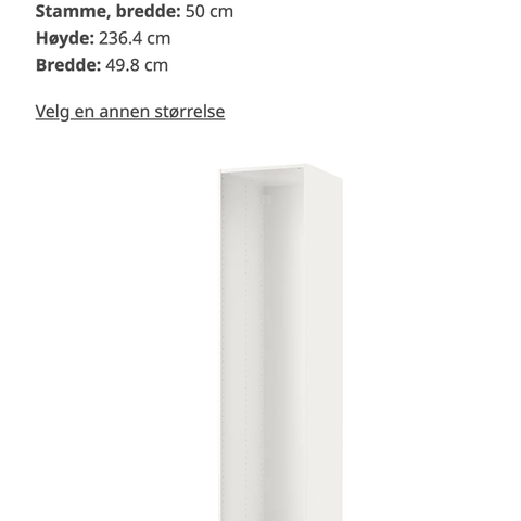 IKEA Pax garderobestamme