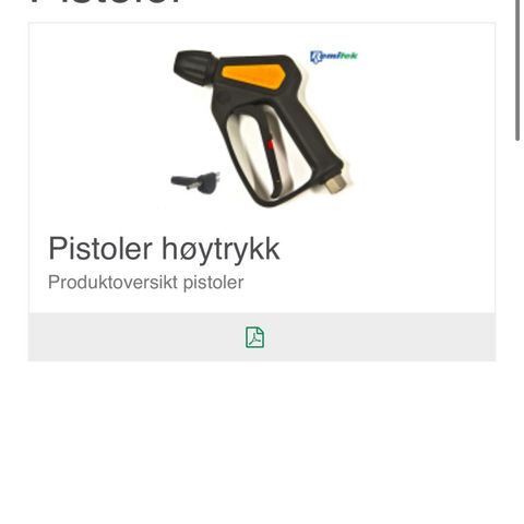 Høytrykkspyler proff utstyr