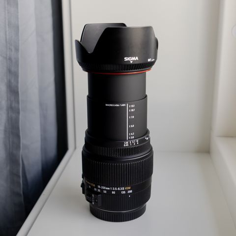 Sigma DC 18-200mm f3.5-6.3 II OS HSM + CPL Filter