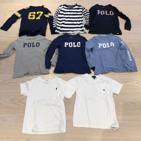 Polo Ralph Lauren overdeler / genser / t-skjorter gutt 5 år (hentes/sendes)