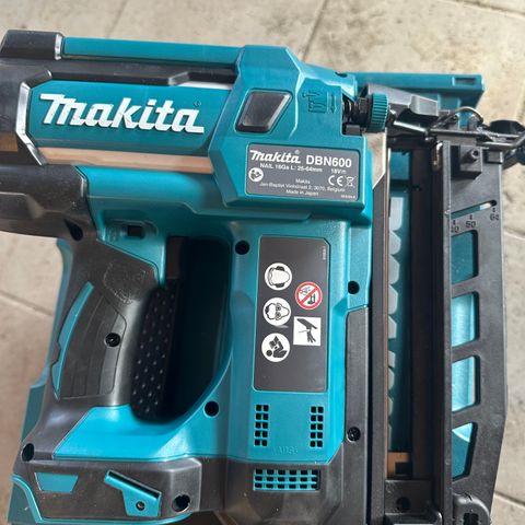 Ubrukt Makita spikerpistol(DBN600)