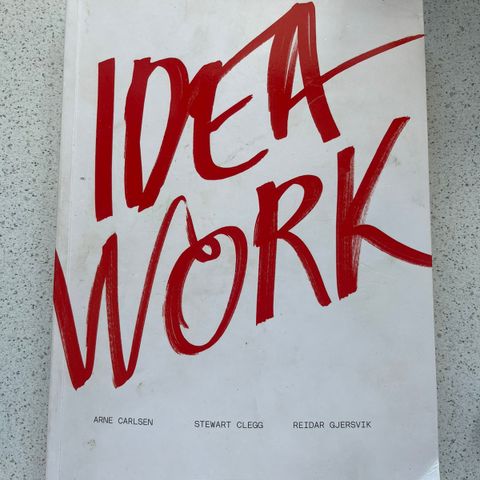 Idea work - om profesjonell kreativitet