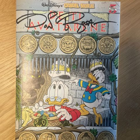 Donald Duck Onkel Skure signert utgave Don Rosa