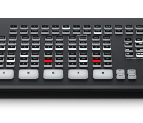 Diverse Blackmagic 4K kamera og ATEM switcher