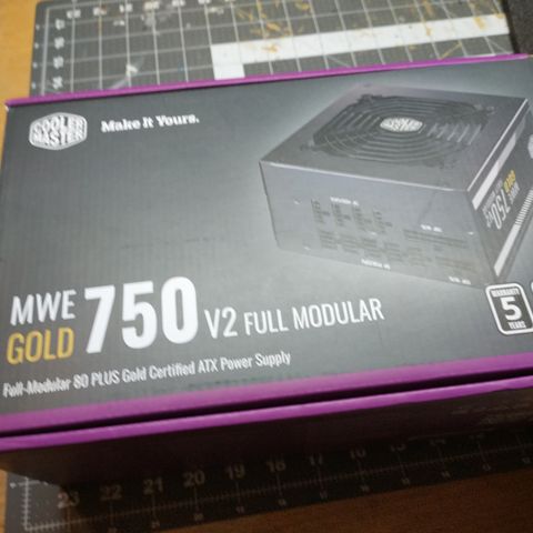 Strømforsyning (psu) Cooler Master MWE Gold V2 Full Modular - 750 Watt