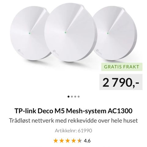 TP-link Mesh nettverk