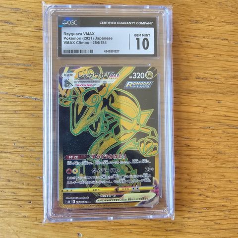 Pokemon CGC 10 Rayquaza