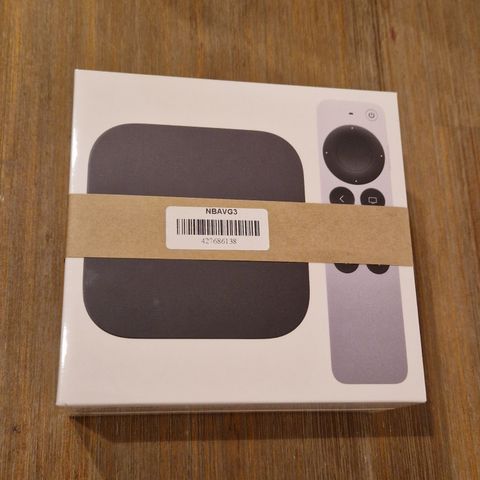 (Reservert til mandag) Uåpnet Apple TV 4K HDR 32GB (2.Gen)