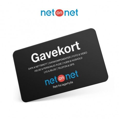 Gavekort netonnet