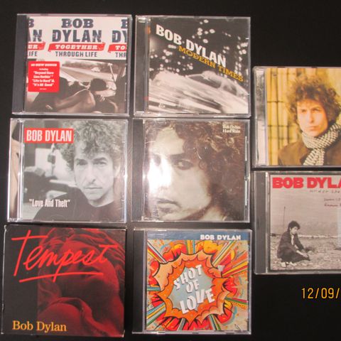 Bob Dylan CD plater 8 stk