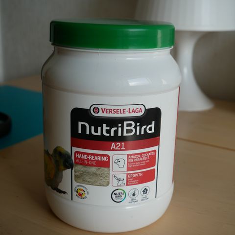 Nutribird A21 - babyfuglefôr. Ny.