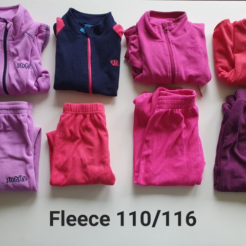 Fleece str 110/116 fra Skogstad,Vill, Vikafjell