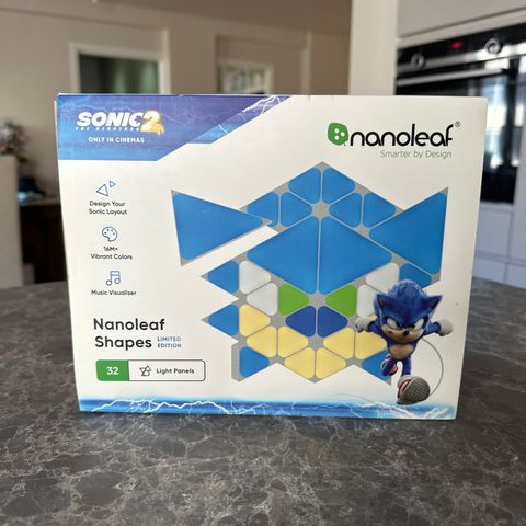 Ubrukt Sonic 2 Nanoleaf lyspaneler (limited edition)