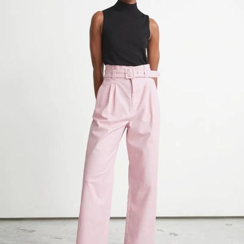 High waist pink pants &Other Stories